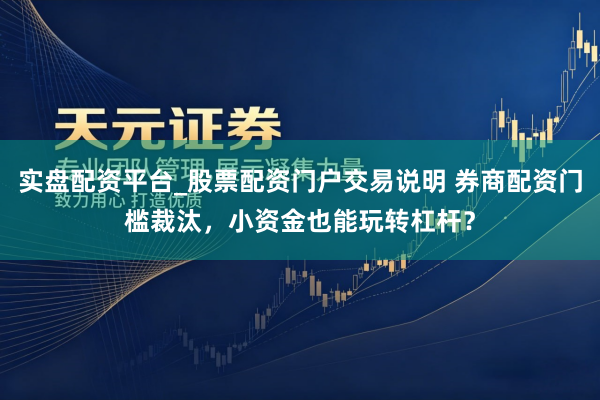 实盘配资平台_股票配资门户交易说明 券商配资门槛裁汰，小资金也能玩转杠杆？